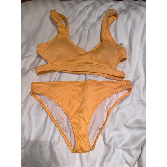 Cupshe Other - Yellow Two Piece Bikini Set